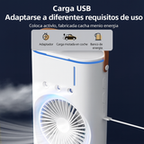 Ventilador con Humificador Doble Aspa