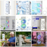 Ventilador con Humificador Doble Aspa