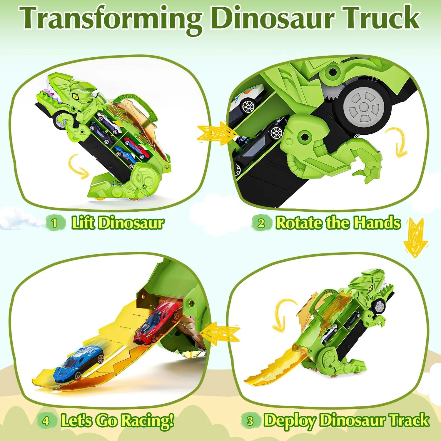 JUGUETE CAMION DE DINOSAURIO