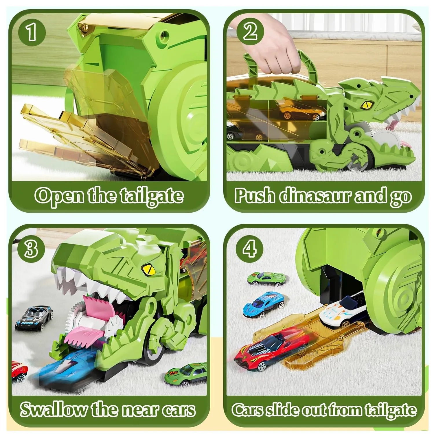 JUGUETE CAMION DE DINOSAURIO